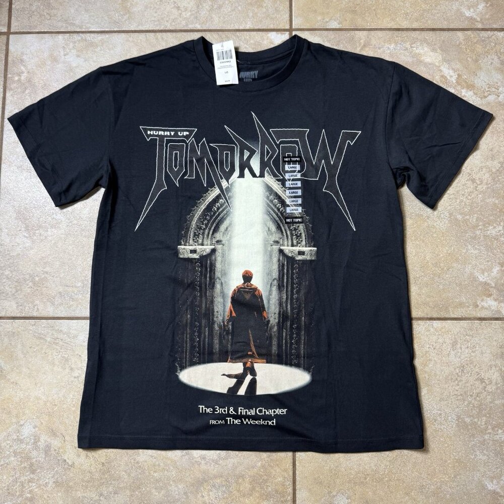 The Weeknd Hurry Up Tomorrow A New Path T-Shirt LARGE New